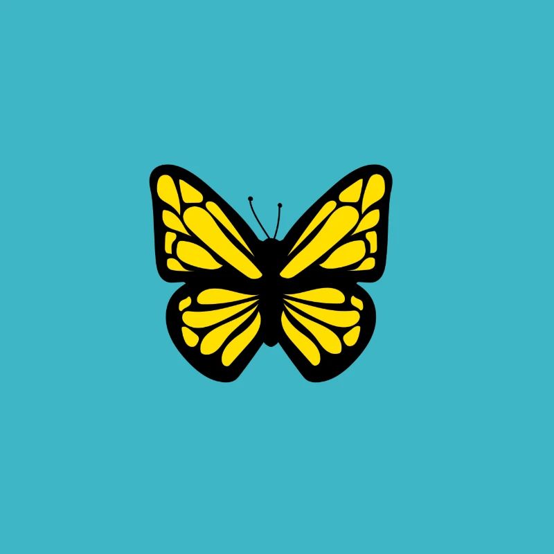 yellow butterfly