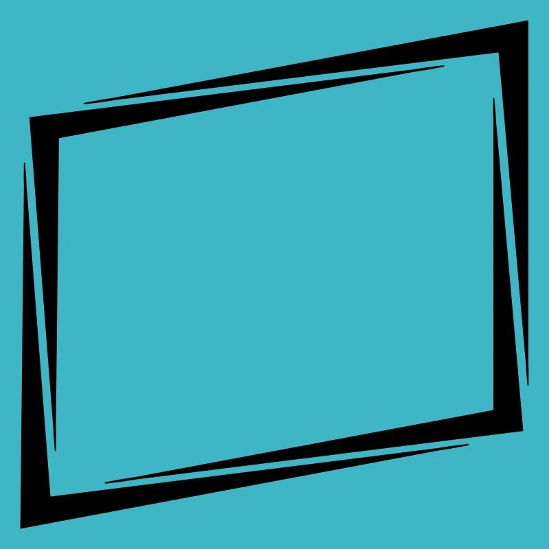 Cadre rectangle bouclier