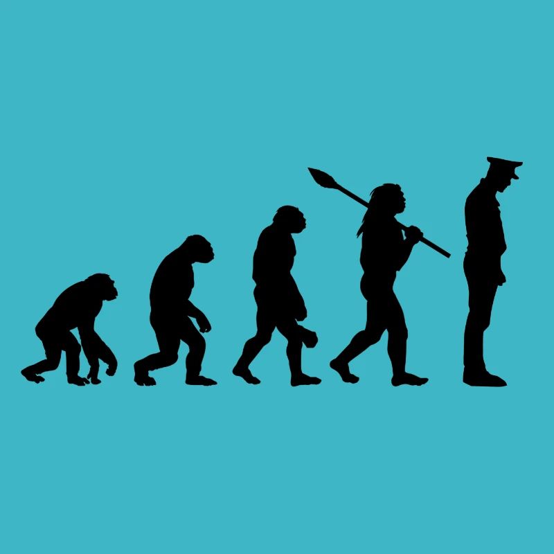 Polizist der Evolution Polizist