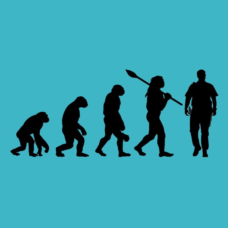 Evolution shérif police man Policier