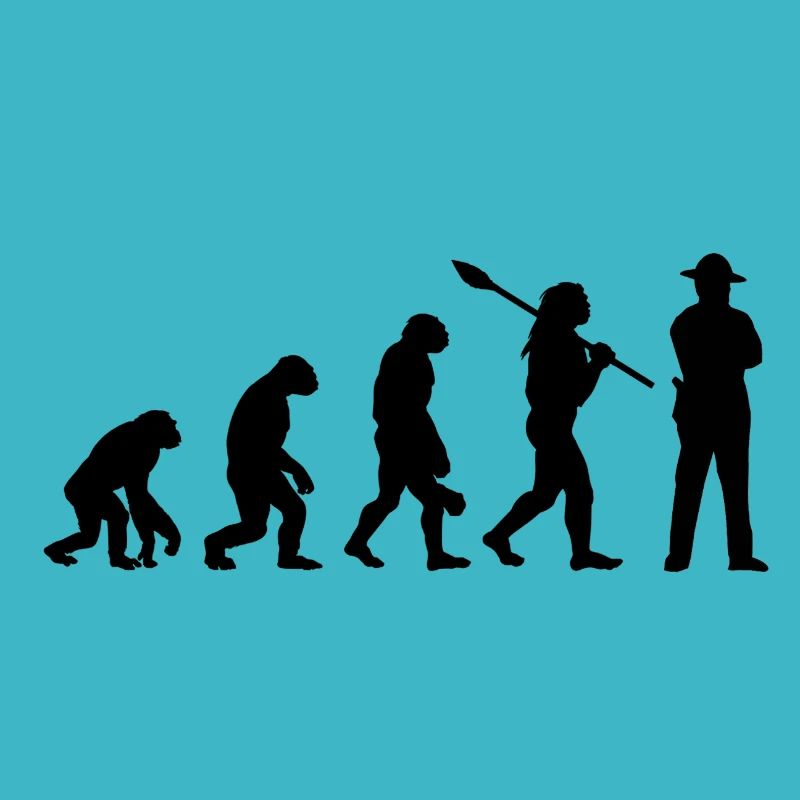 Evolution shérif police man Policier