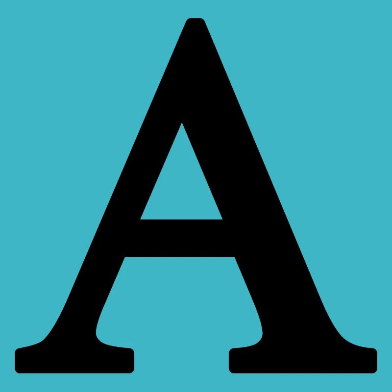 Letter A - Oversize