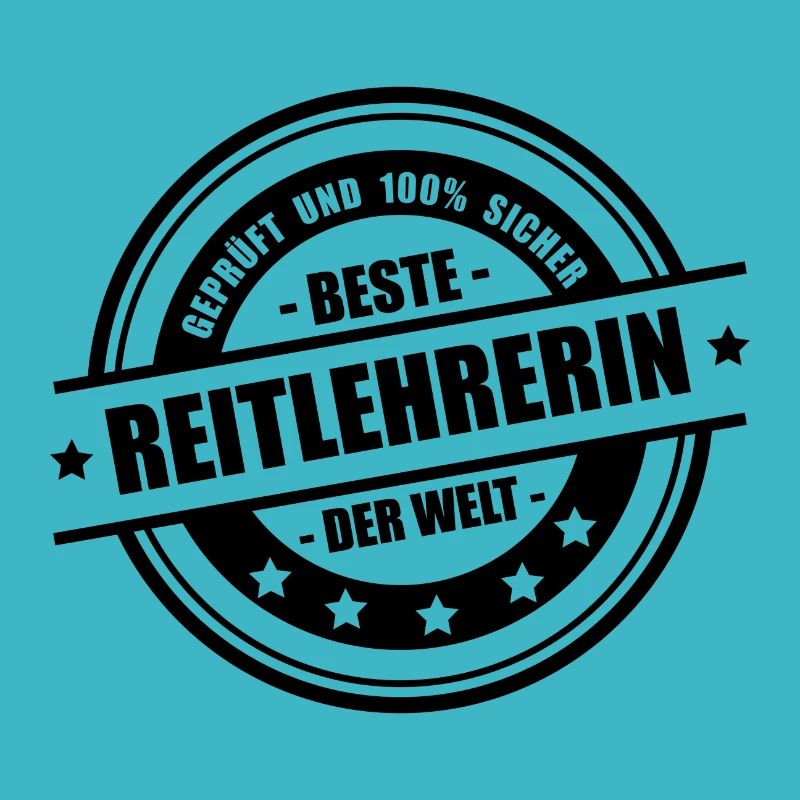 Reitlehrerin Sport Reiten Spruch Geschenk