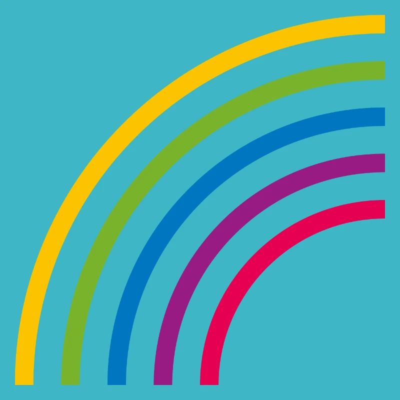 HALF RAINBOW LINES