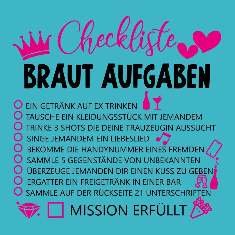 Checkliste braut aufgaben Geschenk Hochzeit Ehe