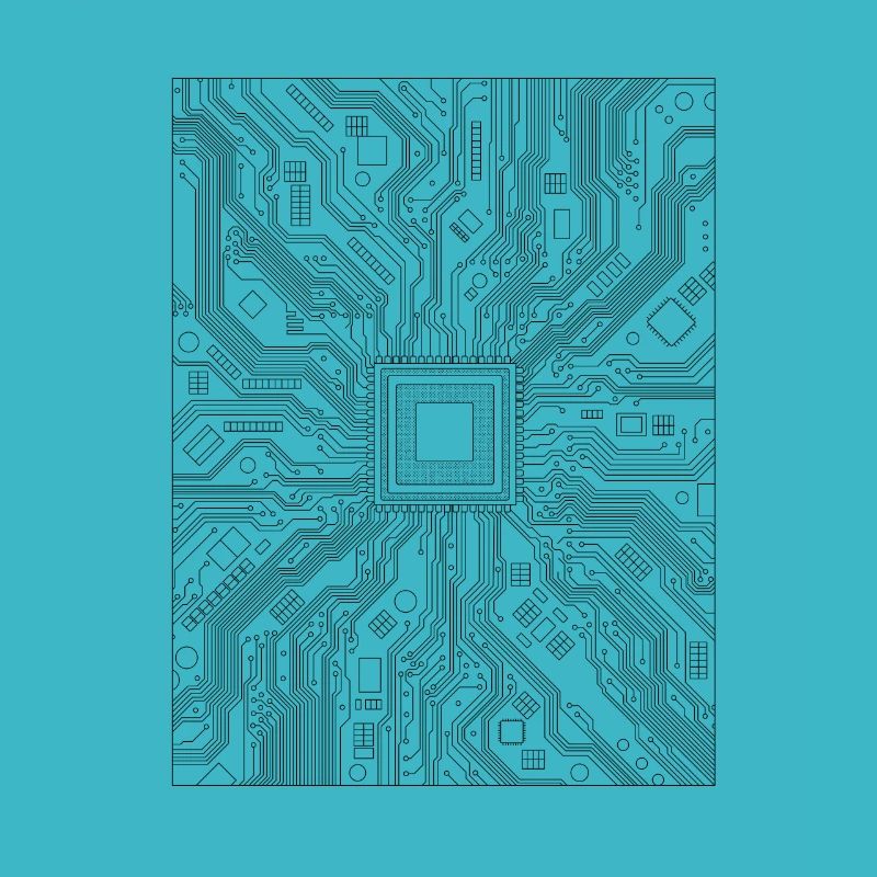 Circuit from the computer - board
