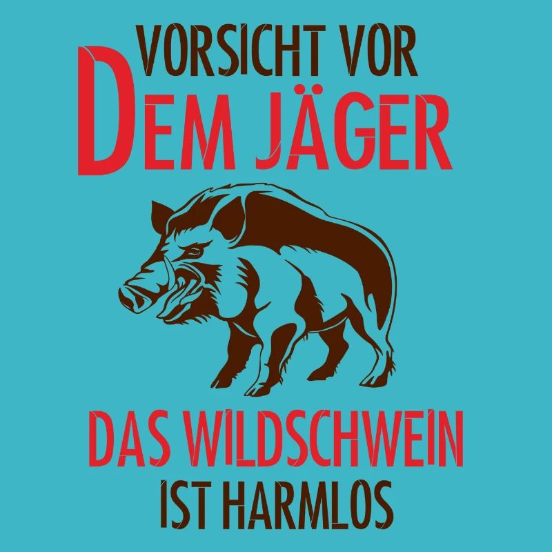 Jäger Wildschwein Jagd Geschenk Jägersmann