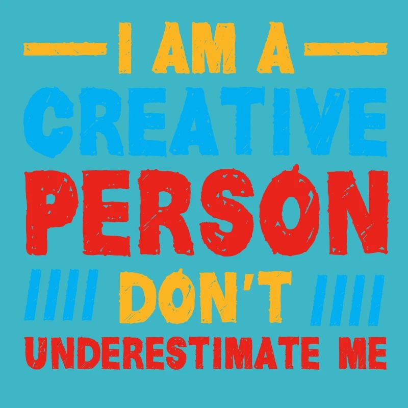 Creative Person Spruch Geschenkidee