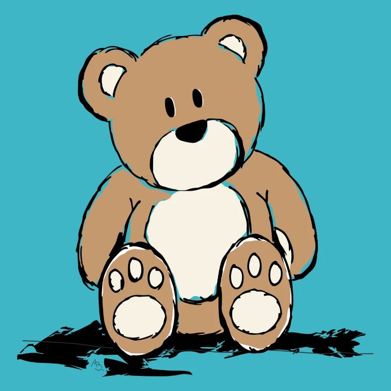 Teddy sitting