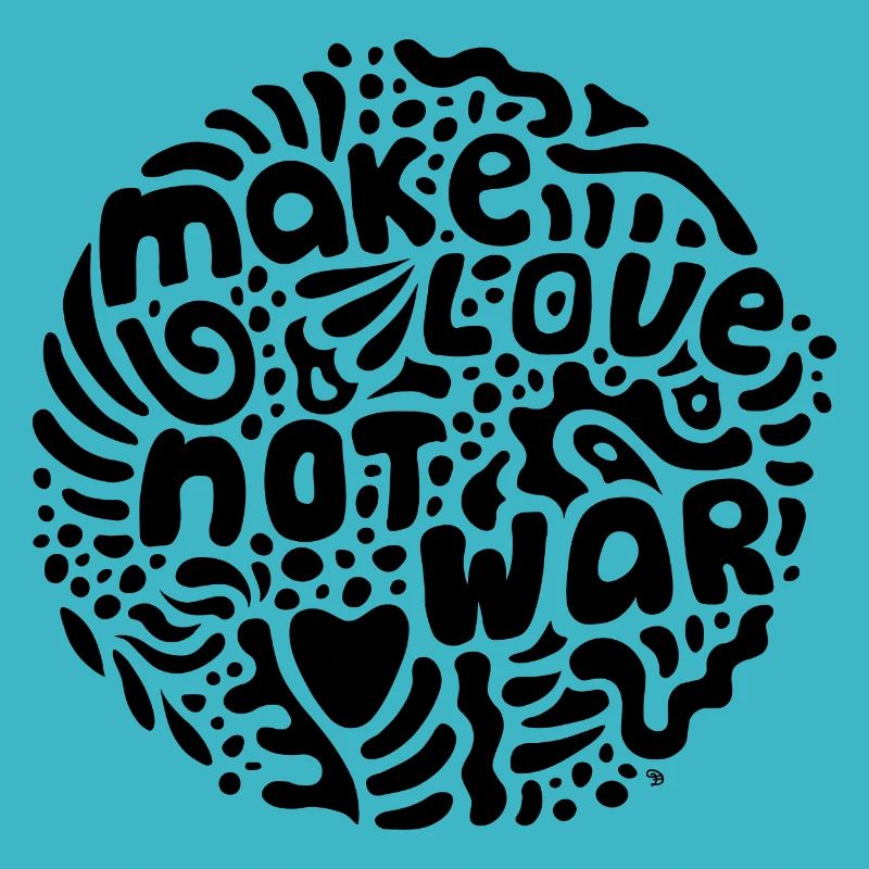 Make Love Not War (schwarz)