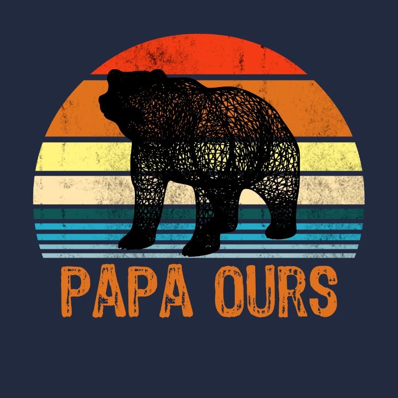 Mann Papa Bär