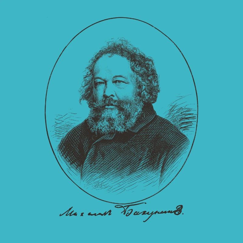 Mikhail Bakunin Portrait Print