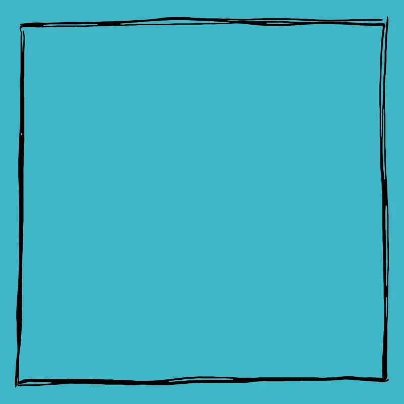 Libre Cadre carré dessiné (1c)