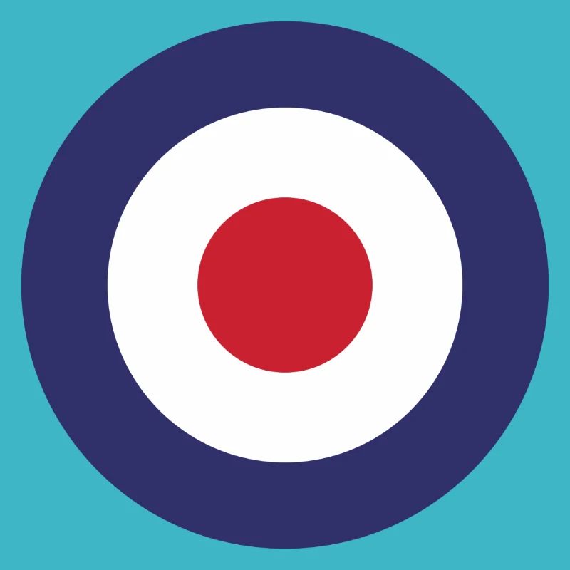 England Flag Round Target