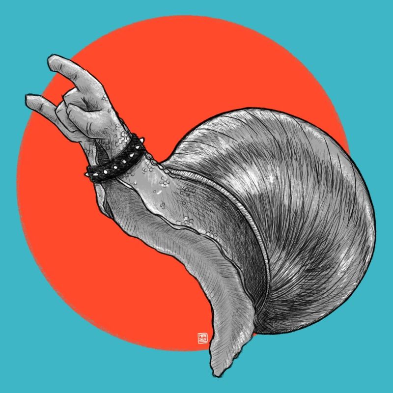 Limace métallique