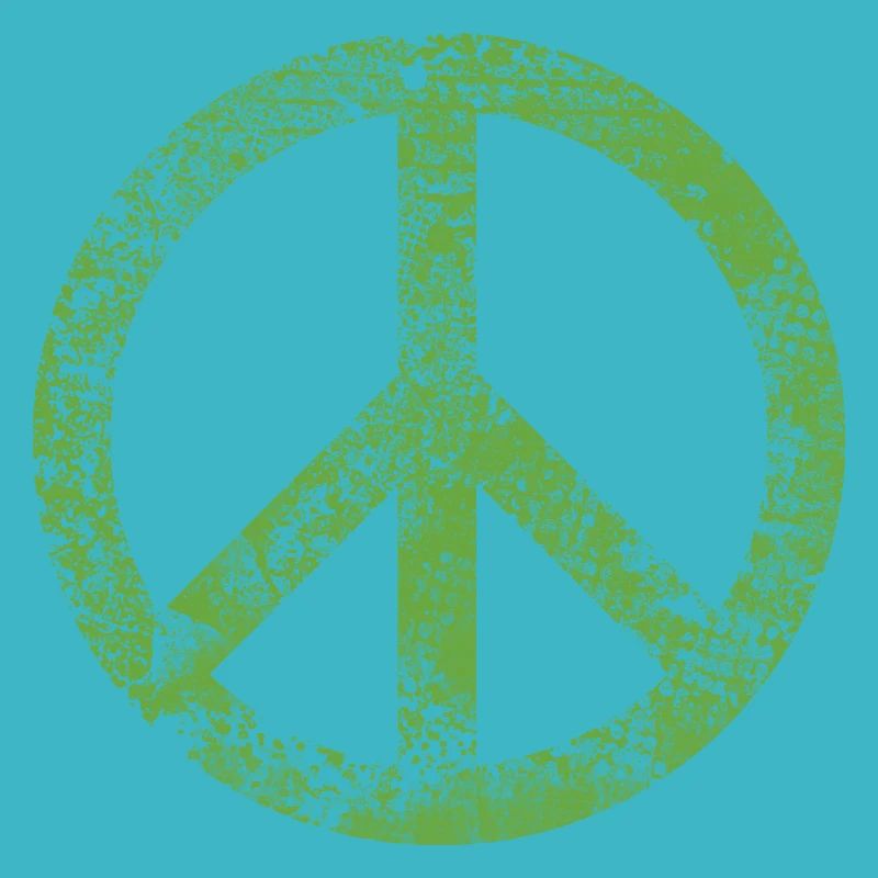 Peace Sign Pacifist Peace Harmony Grunge Used