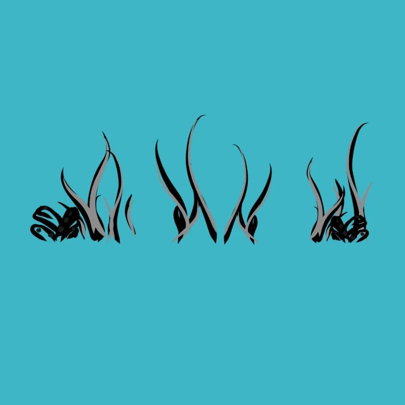 algues herbe plantes d’algues sous-marines