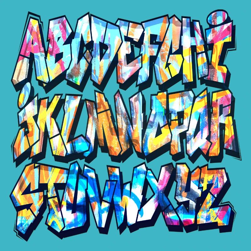 Graffiti alphabet
