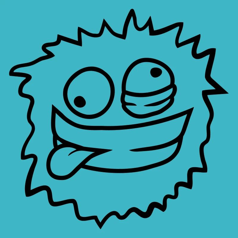 Face Hairy Monster