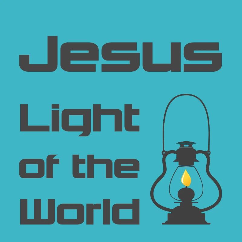 Christliches Design Jesus Licht der Welt