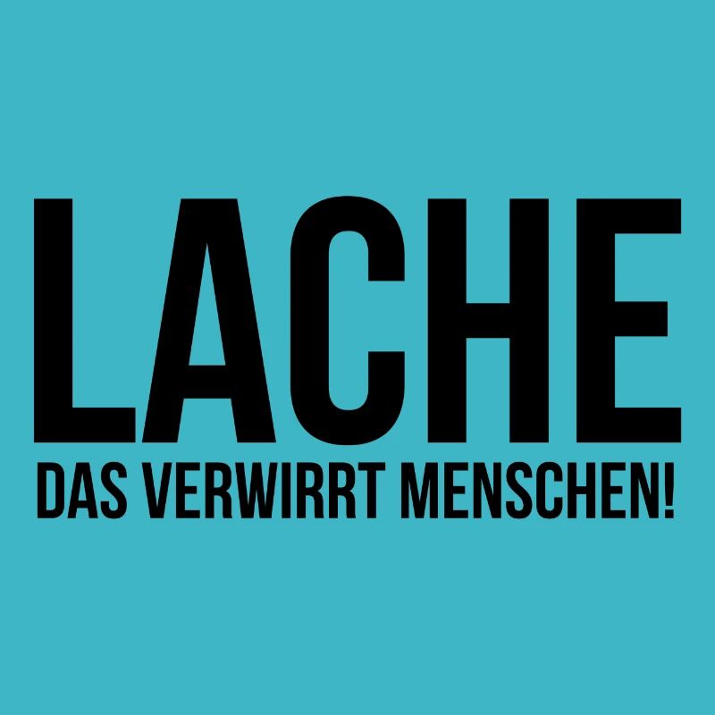 Lache das verwirrt Menschen