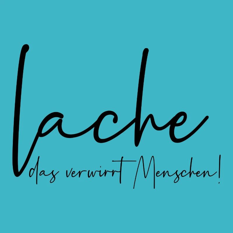Lache das verwirrt Menschen