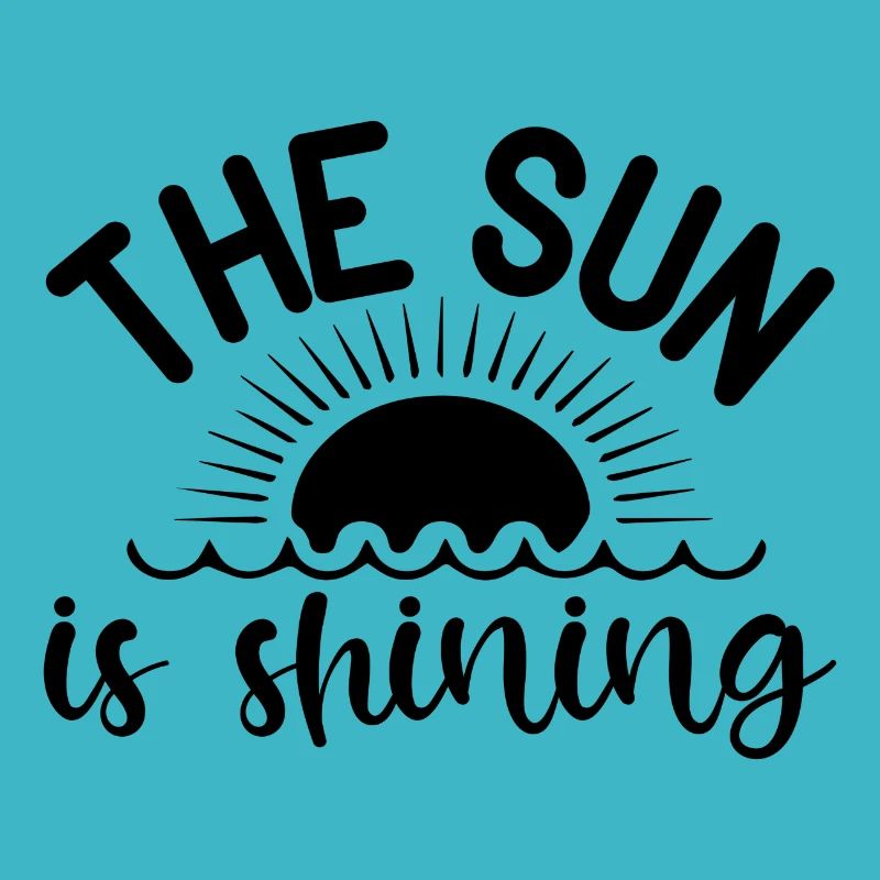 The sun is shining