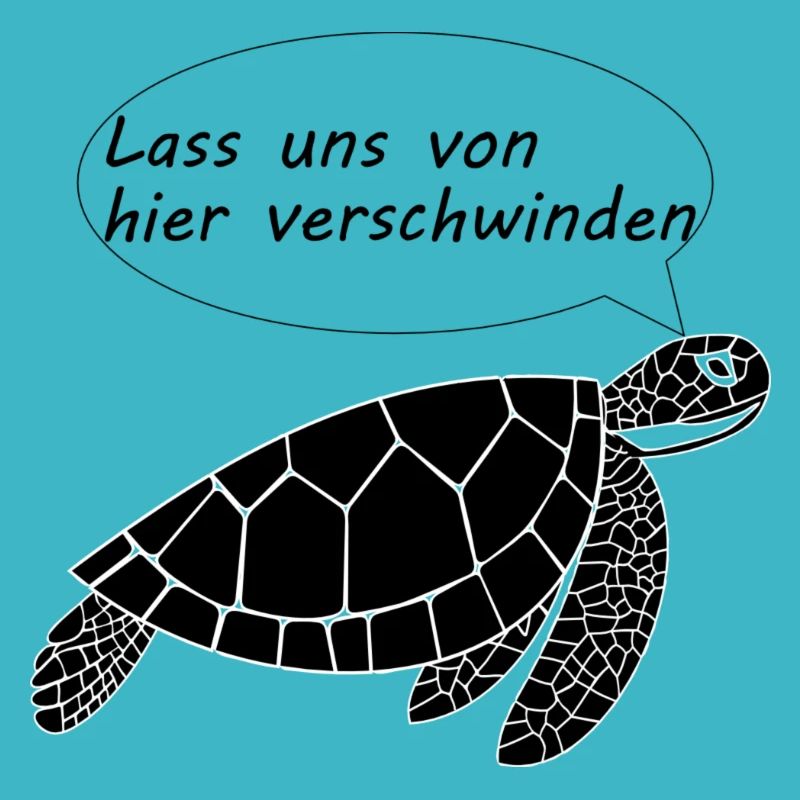 Schildkröte - lass uns verschwinden