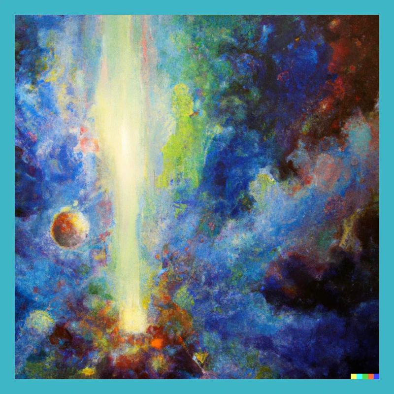 White hole in space