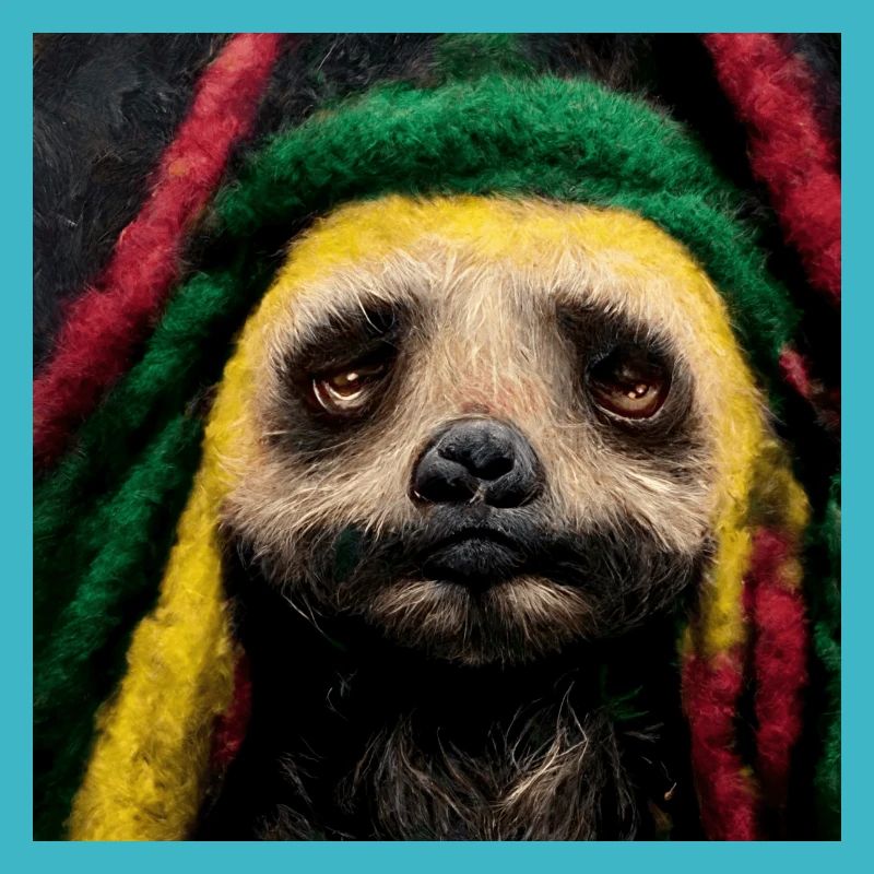 Rasta sloth