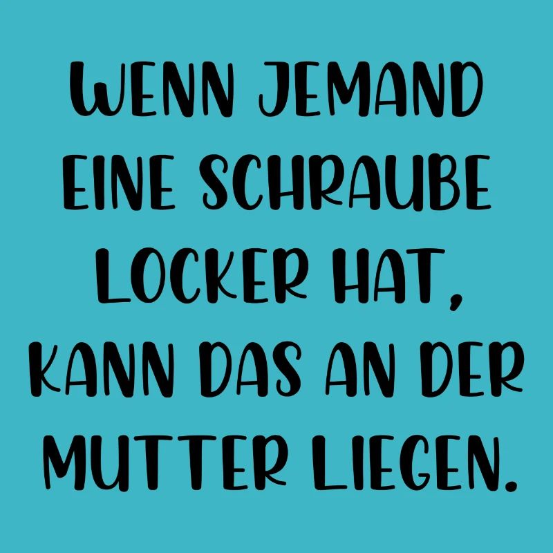 Schraube locker kann an der Mutter liegen