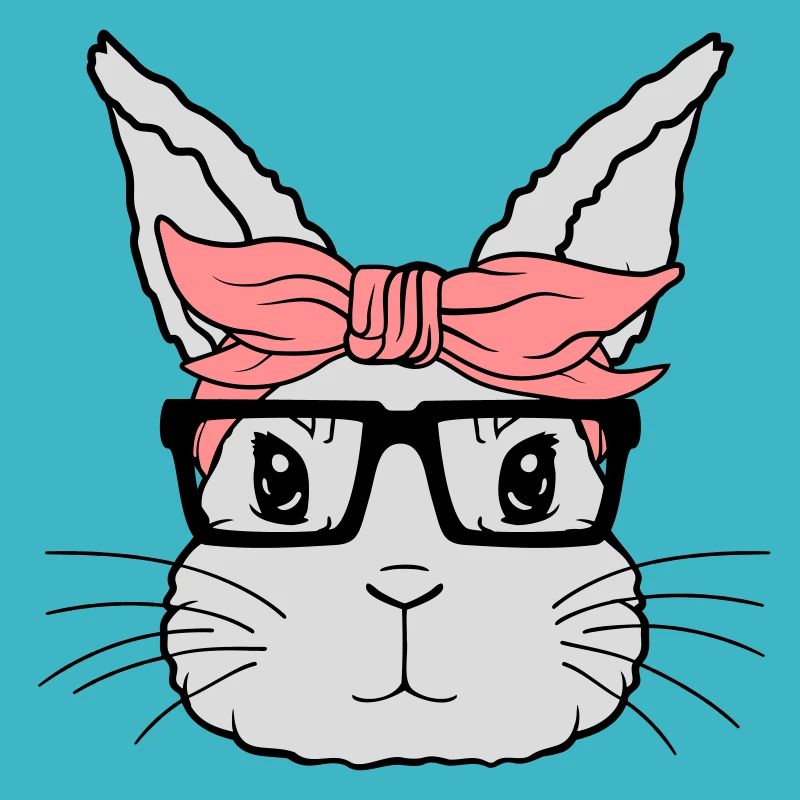 Female Nerd Rabbit Face