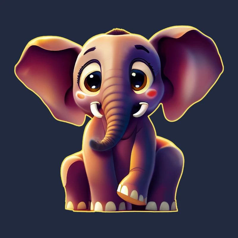 cute baby elephant