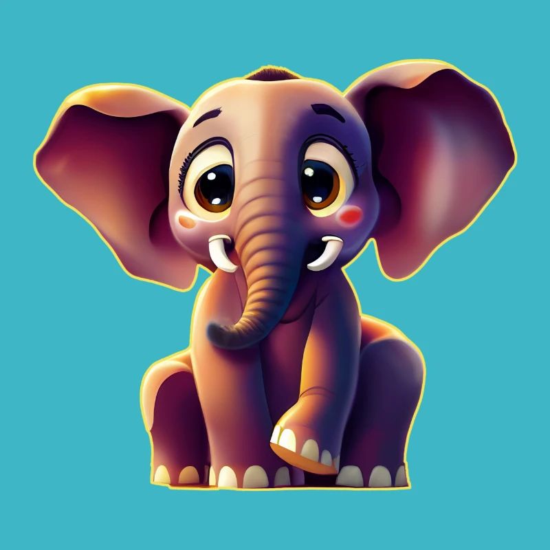 mignon bébé éléphant