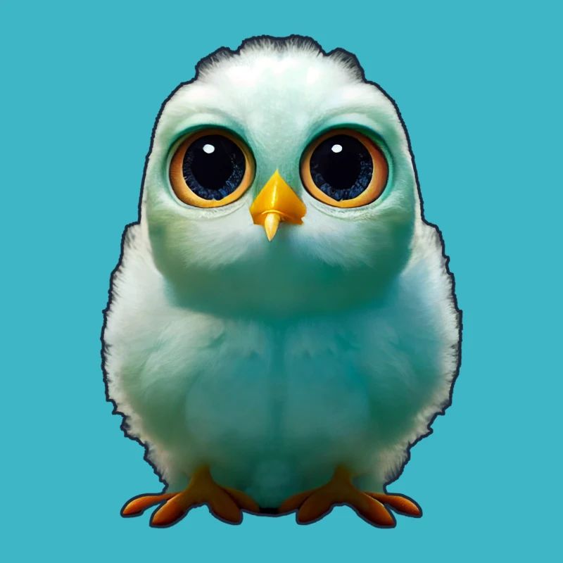 little blue chick