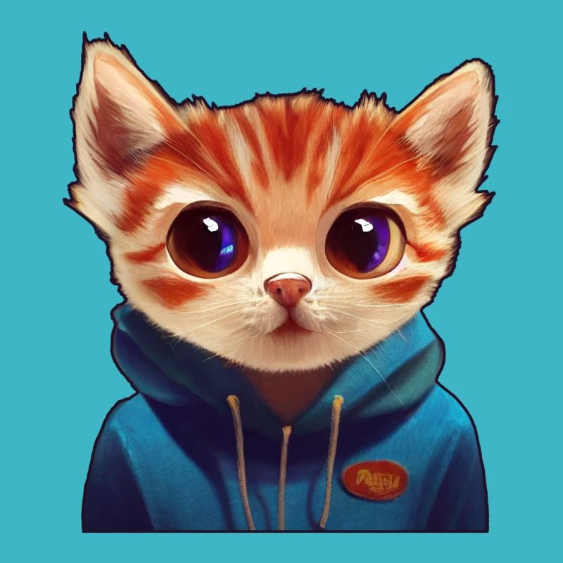 Kitten mit Pullover