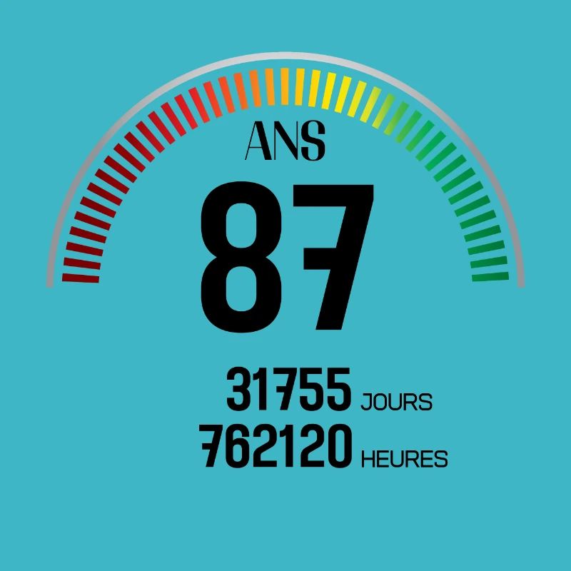Anniversaire 87 ans Compteur