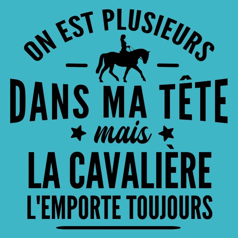cavalière / cadeau humour cheval
