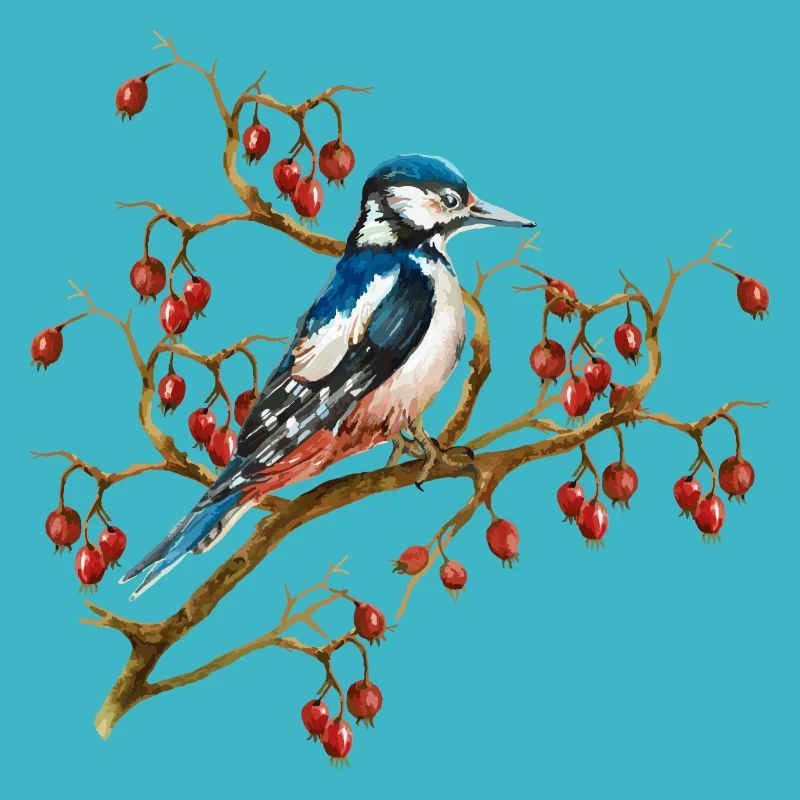Oiseau coloré
