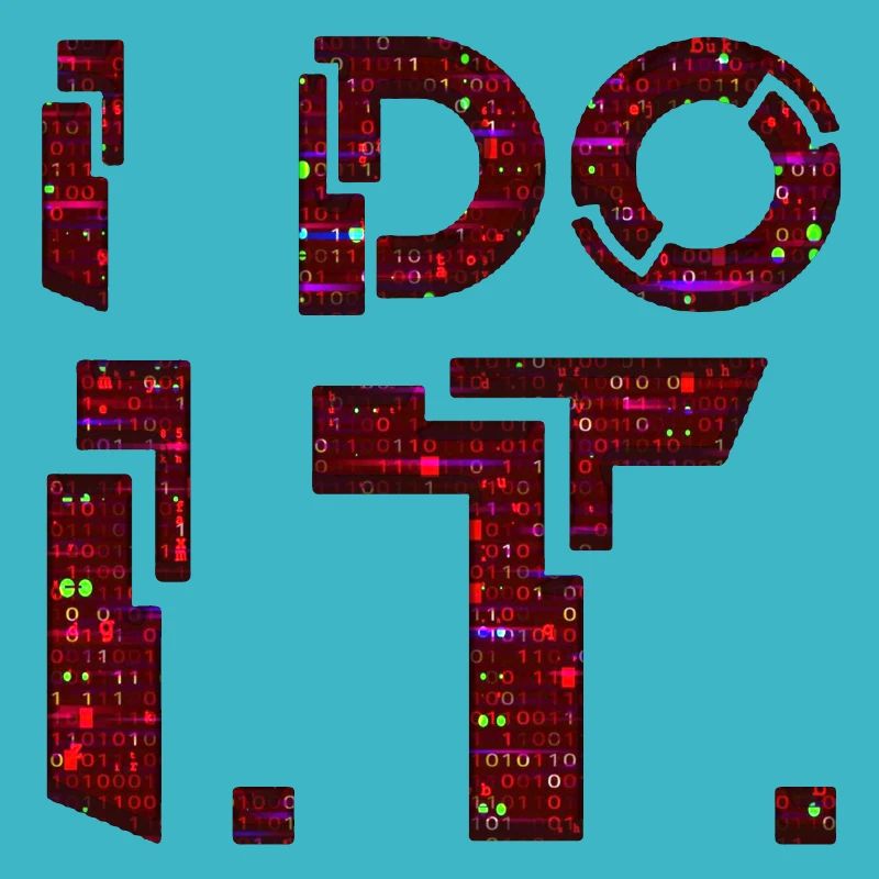 IT-Typ Unterstützung Geek Computer Computer Geek Ich tue es