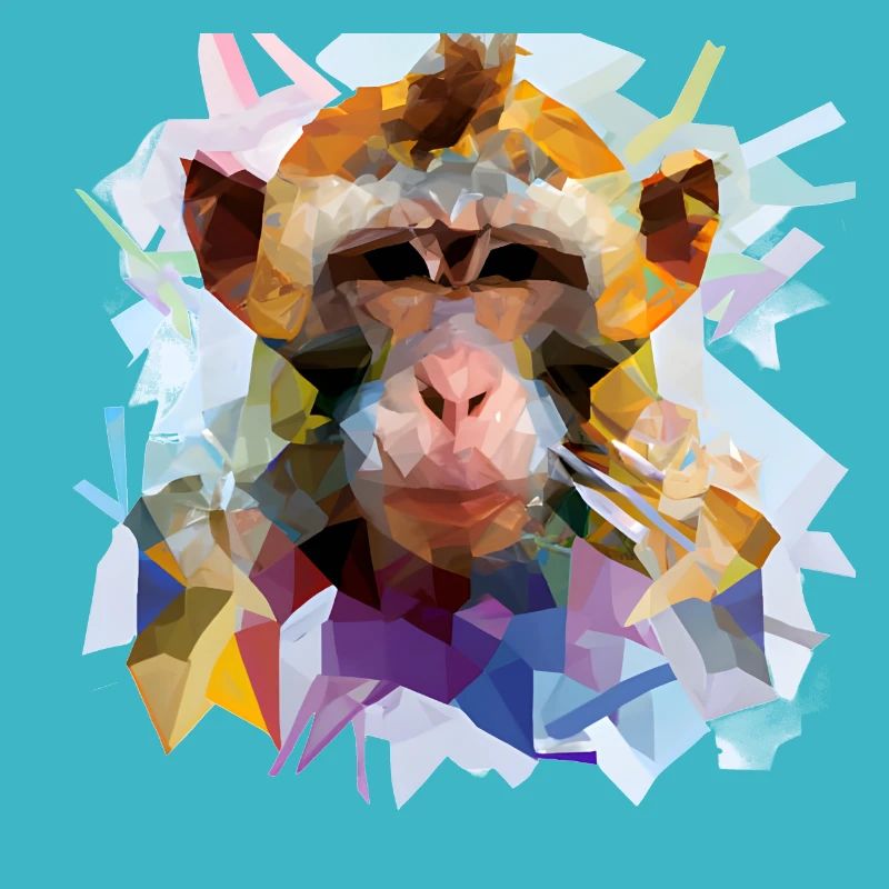 Abstract Pride and Power Monkey