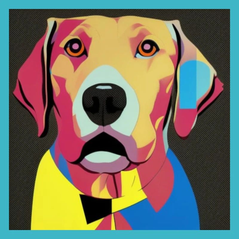 Dackel Pop Art