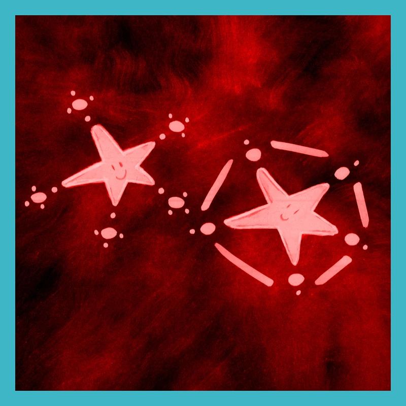 2 ROTE STERNE