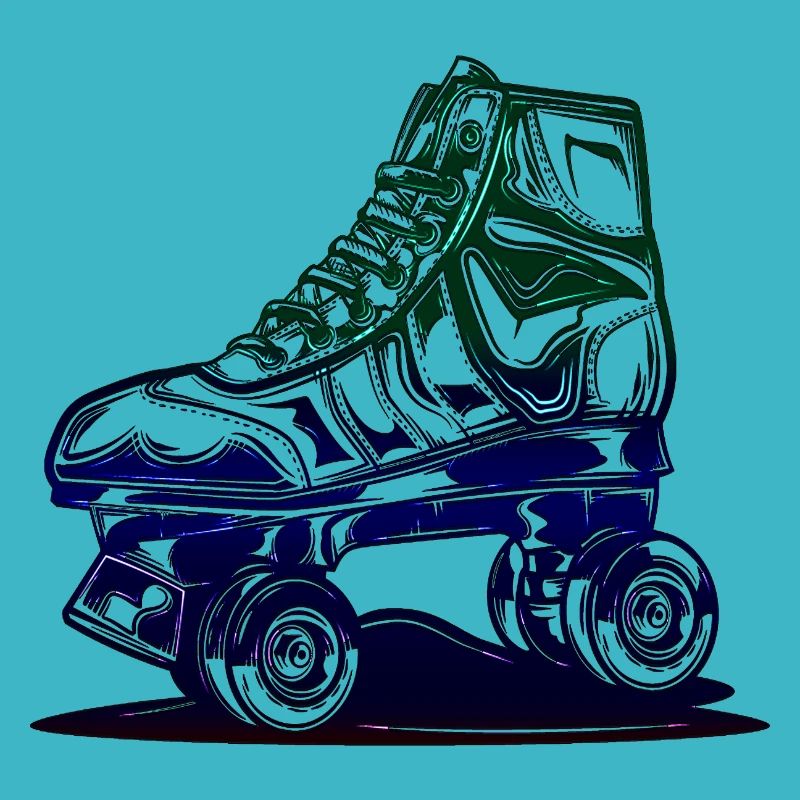 rollerblades patins rollers rollerskates retro