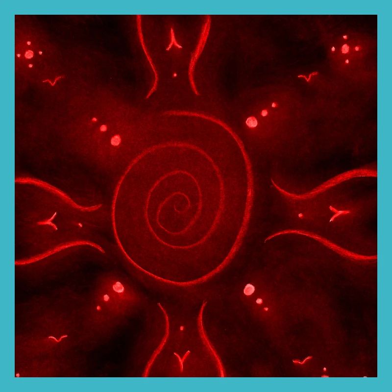 SUNNY RED MANDALA