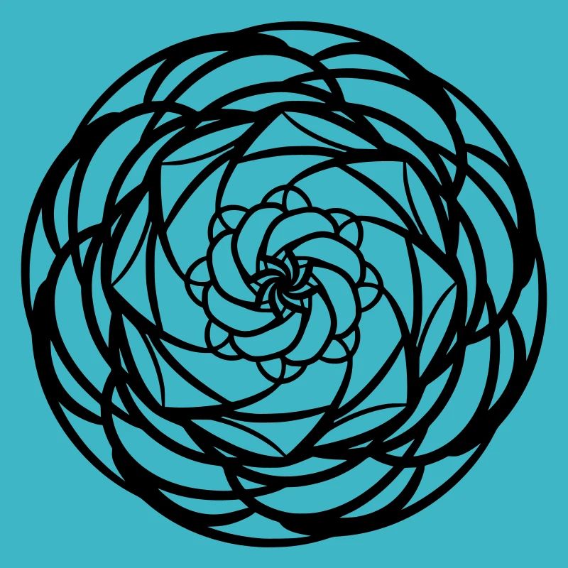 Round Mandala Pattern