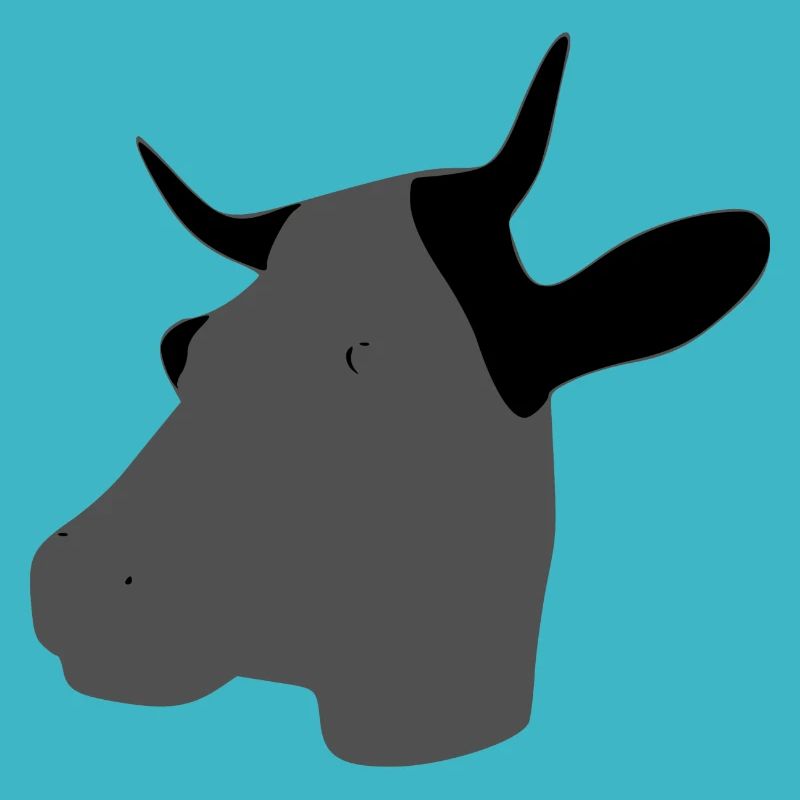 Silhouette des Kuhkopfes