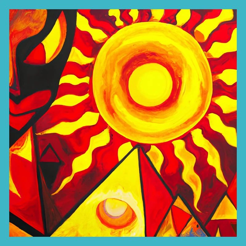 Alien visitant les pyramides