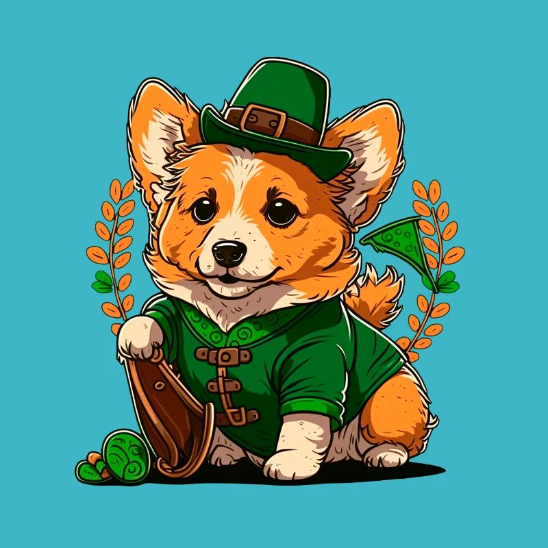 Leprechaun Corgi