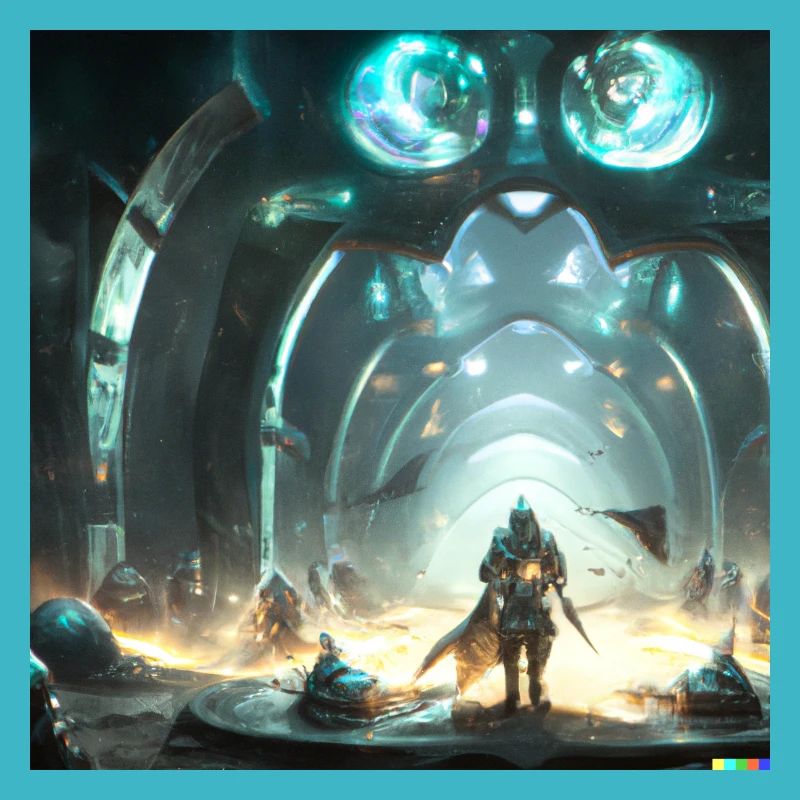 Sci-fi kampf digital art